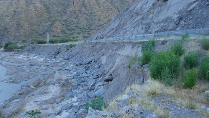 Se realizan trabajos de emergencia en la Quebrada de Belén
