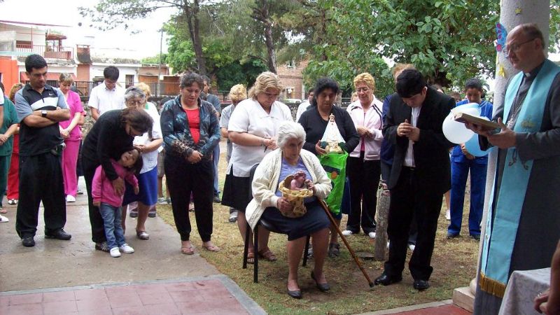 La comunidad del Humaraya recibió a la Virgen Morena