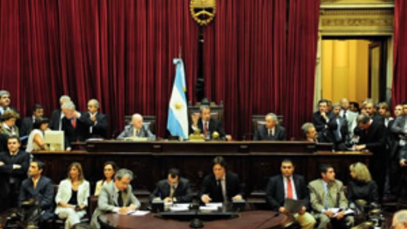 Juraron los 24 senadores electos el 23 de octubre