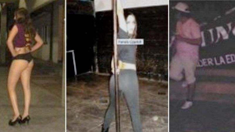 La Franja Morada festejó triunfo con mucho alcohol, top models y baile del caño