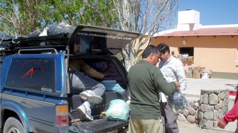 Turistas de Junín colaboraron con Punta del Agua