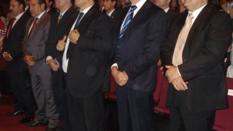 Raúl Jalil estuvo en la asunción del Intendente de la Rioja