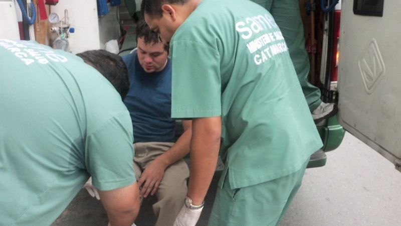 Accidente frente al Poli