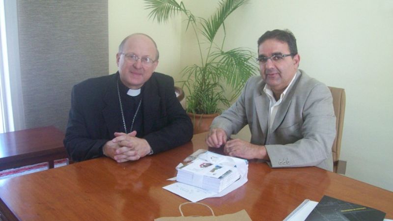 Jalil recibió la visita del Obispo    