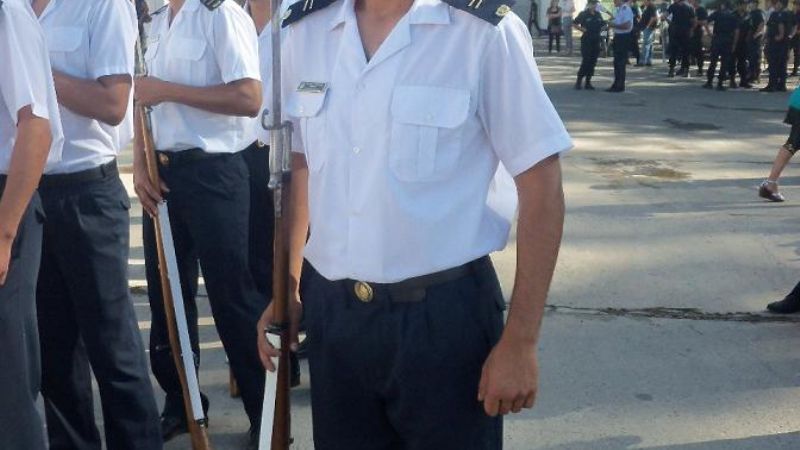Acto de colación en la Escuela de Cadetes