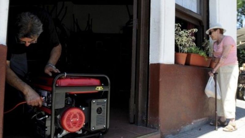 Mañana con innumerables problemas de energía eléctrica