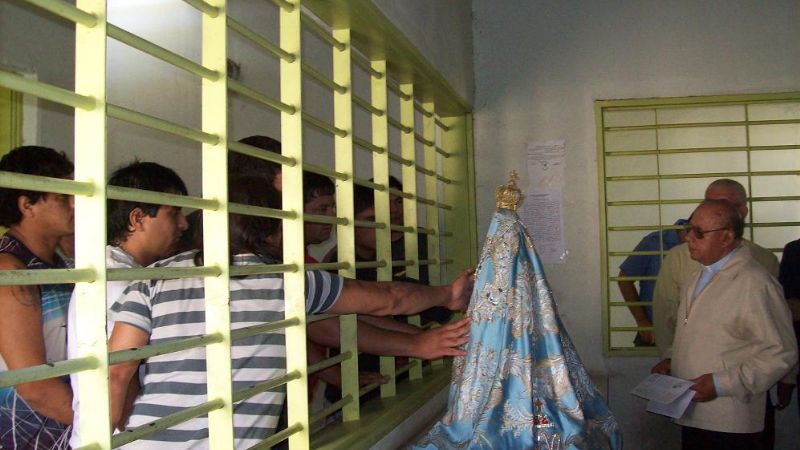 La Virgen del Valle visitó el Servicio Penitenciario