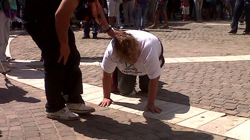 Impresionante muestra de fe mariana