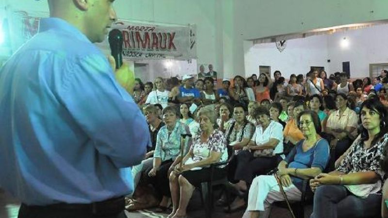 Mujeres del Frente Cívico y Social en acción