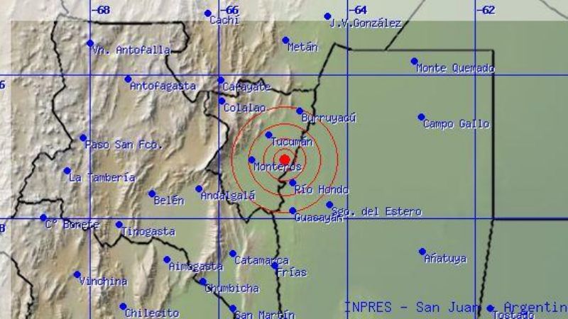 Nuevo sismo sacudió al norte