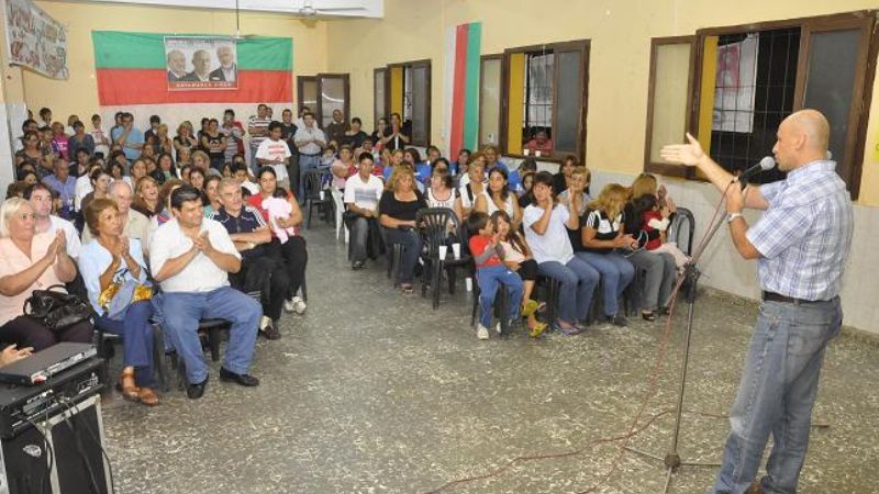 Dirigentes del Circuito 3 con Fadel                         