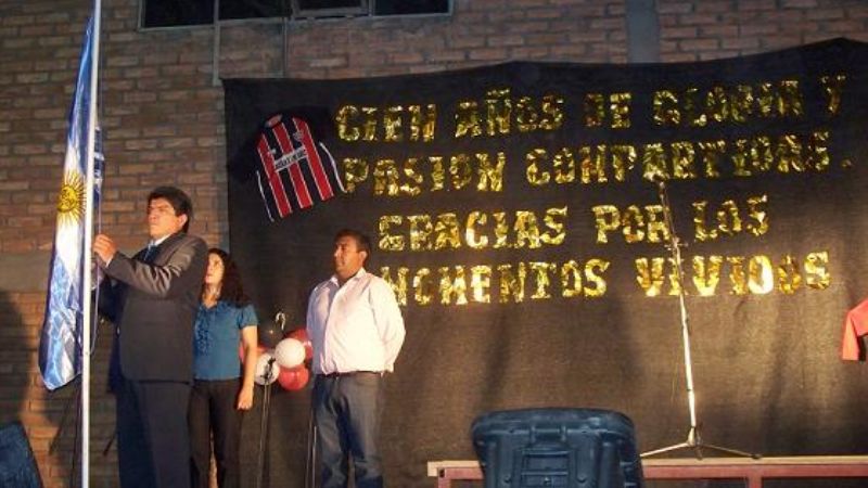 Fuerte Quemado festeja el centenario del club andino