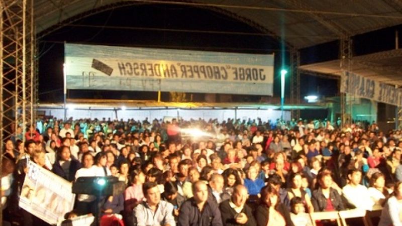 El pueblo acompañó a los candidatos de la lista 91