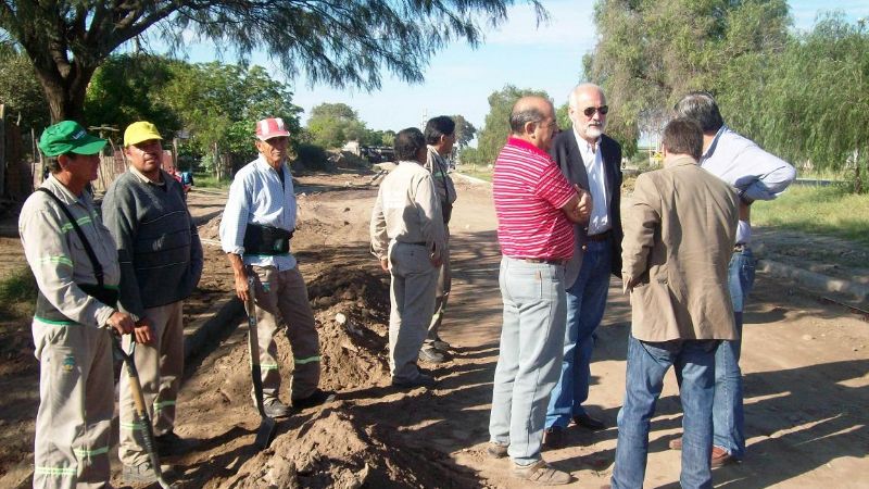 Ejecución de obras en el acceso sur de la ciudad
