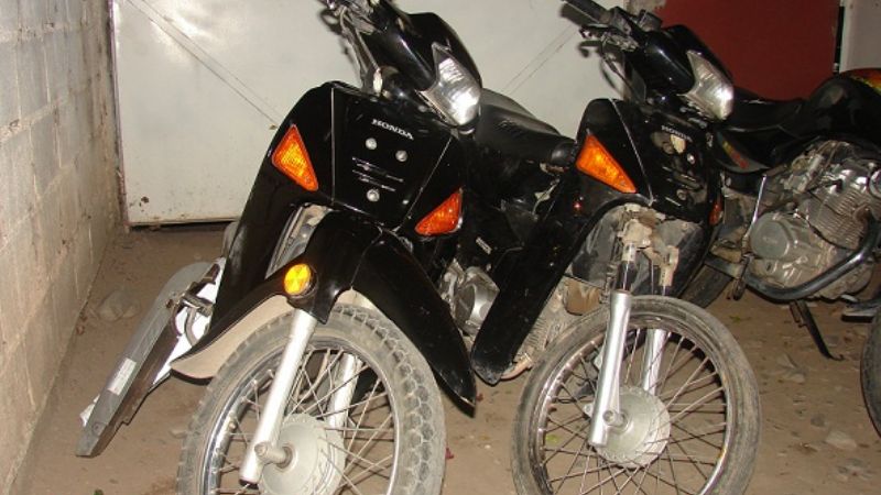Luego de un registro domiciliario, recuperaron dos motos