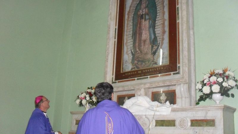 Reubican cuadro de la Virgen de Guadalupe en la Catedral