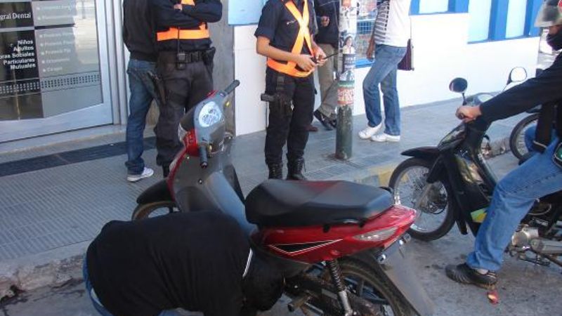 La policía recuperó 3 motos robadas