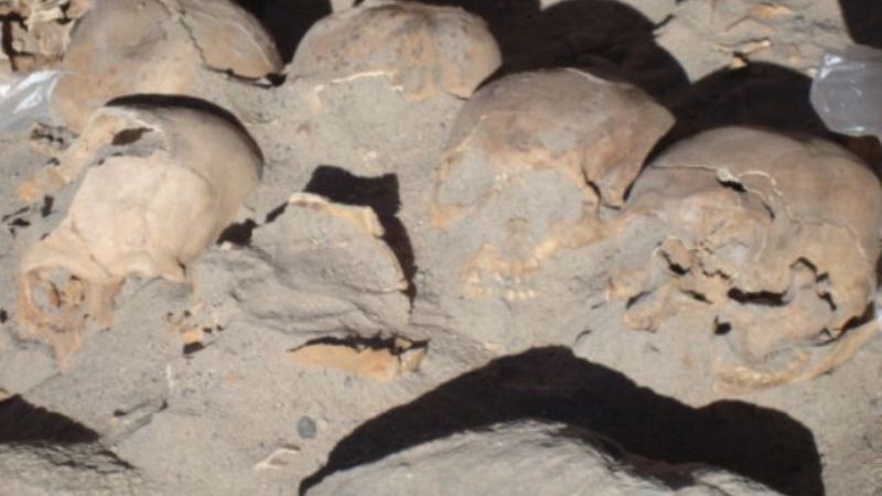 Los 9 cráneos encontrados en Fiambalá tienen un orificio como de bala 