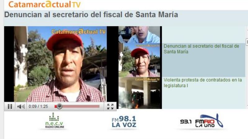 Grave acusación contra secretario de un fiscal