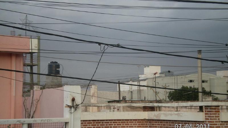 Se registran fuertes tormentas en el interior