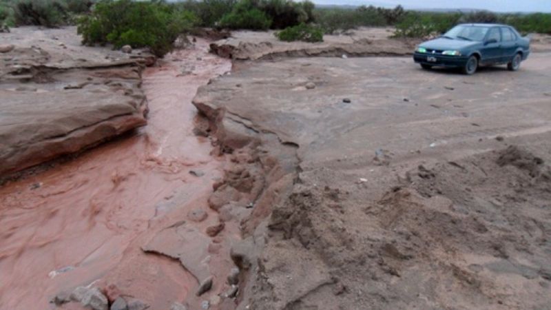 Llovió intensamente y aisló nuevamente al norte de Fiambalá