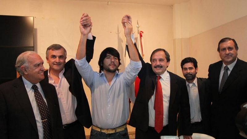 Molas estuvo en la proclamación de Alfonsín