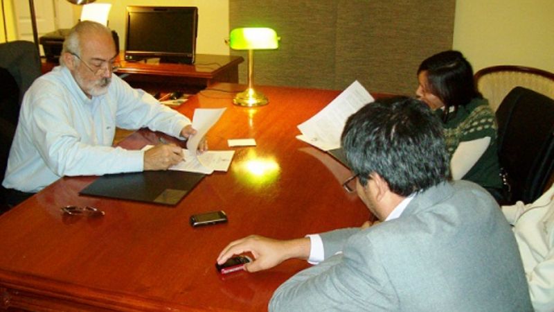 Convenio por cloacas para Bº Achachay