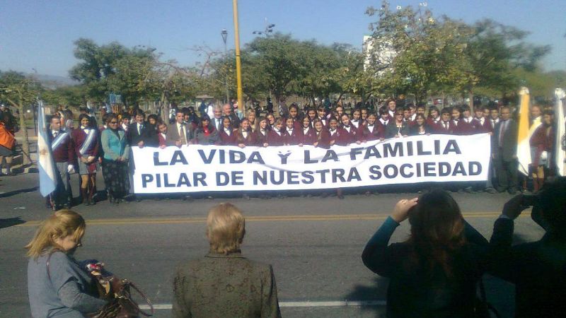 Catamarca dijo Sí a la Vida en el desfile patrio
