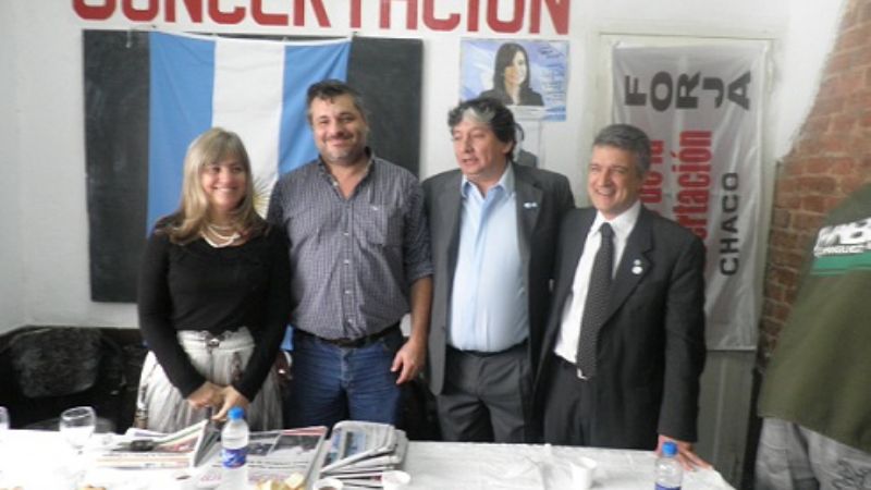 Marcelo Cisternas acompañó a la presidenta en Chaco