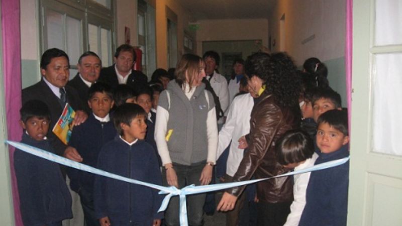 Inauguran obras en Escuela de Las Mojarras