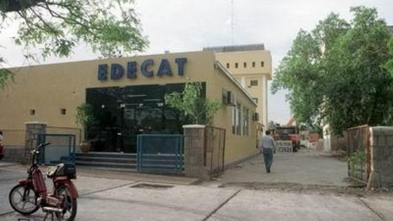 En plena tormenta, Ludueña se fue de EDECAT