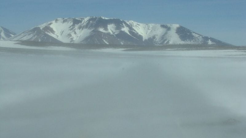 Está cortado el Paso San Francisco