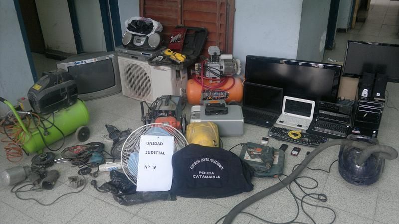 Recuperan elementos robados en el B° Santa Marta