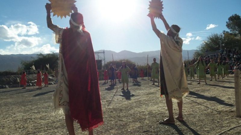 Puesta en escena del Inti Raymi