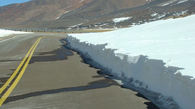 El Paso de San Francisco, transitable con precaución
