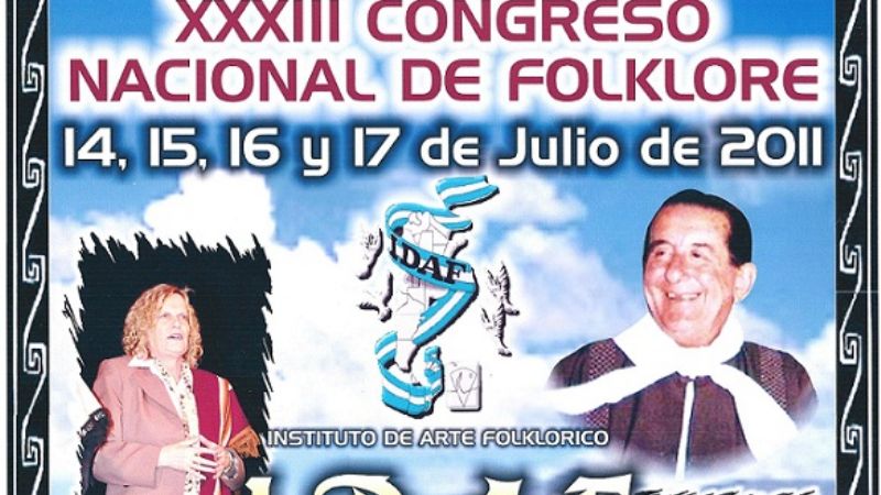 Más de 2 mil personas participarán del XXXIII Congreso Nacional de Folklore
