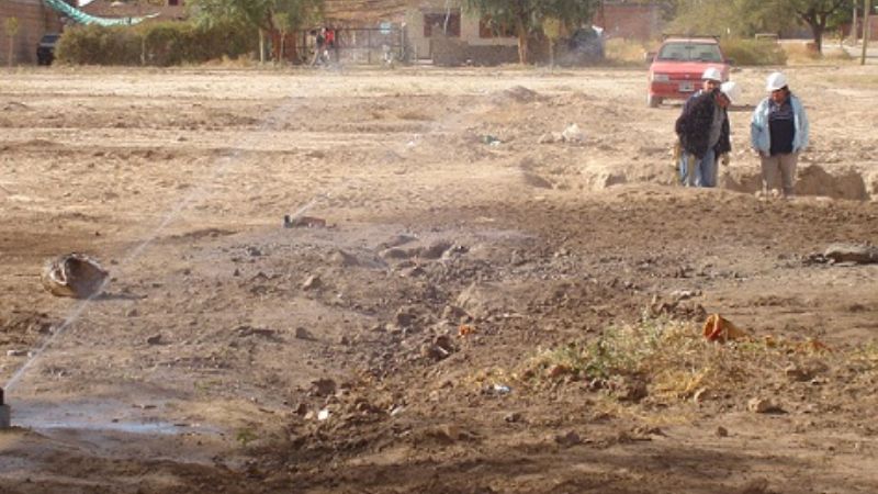 La Plaza 5º Centenario ya cuenta con su sistema de riego
