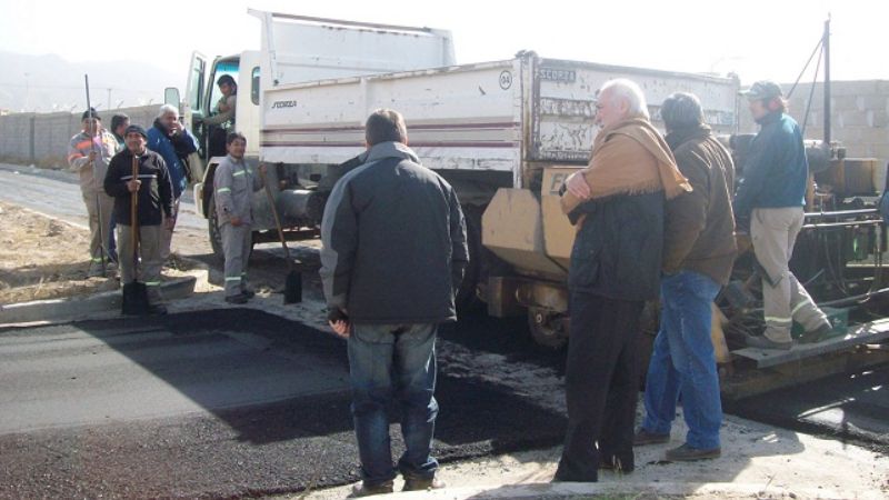 La Municipalidad pavimenta la pista de manejo