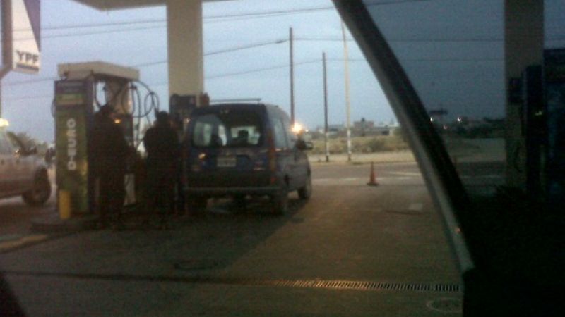 Con los vales, tanque lleno