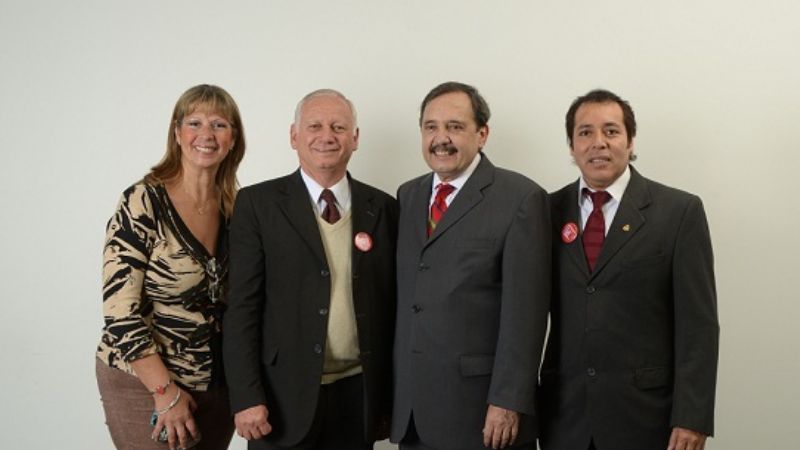 La lista de Jalile se reunió con Ricardo Alfonsín 