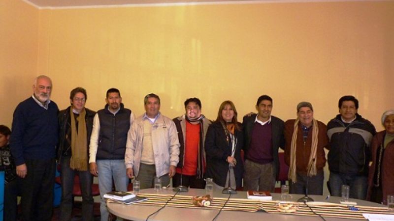 Guzmán con intendentes de Belén