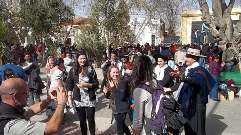 Alumnas de Manchester en Santa María
