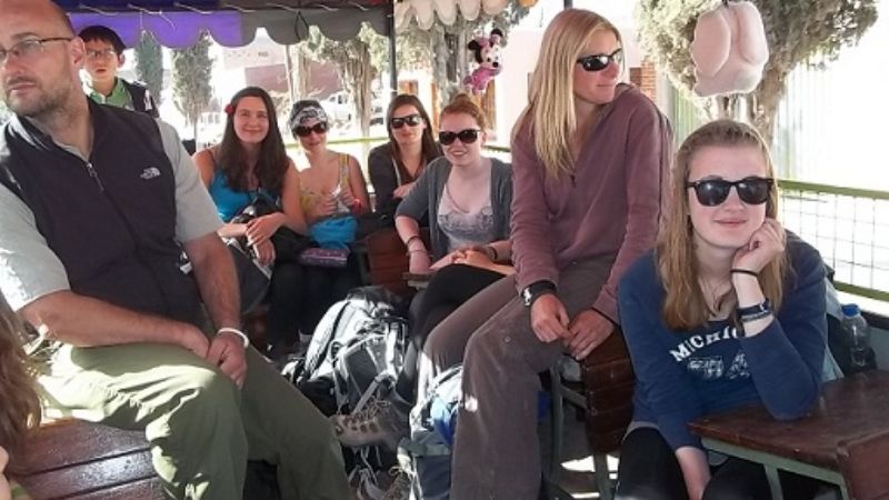 Alumnas de Manchester en Santa María