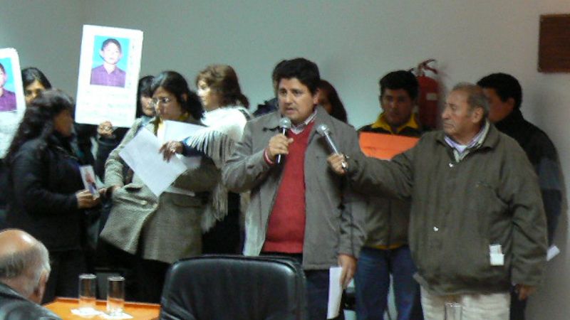 Pobladores de Santa María llevaron quejas a Diputados