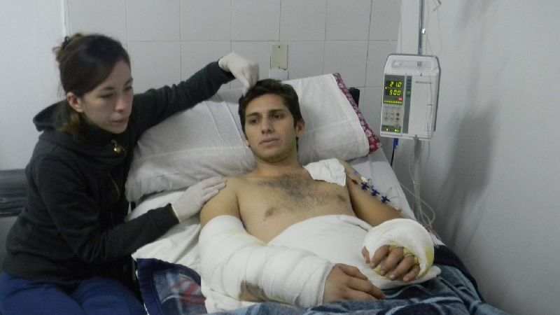 Tras dos meses de internación, Alfredo Flores ya está en Catamarca