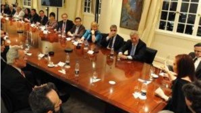 Cristina recibió a candidatos a legisladores nacionales del FPV