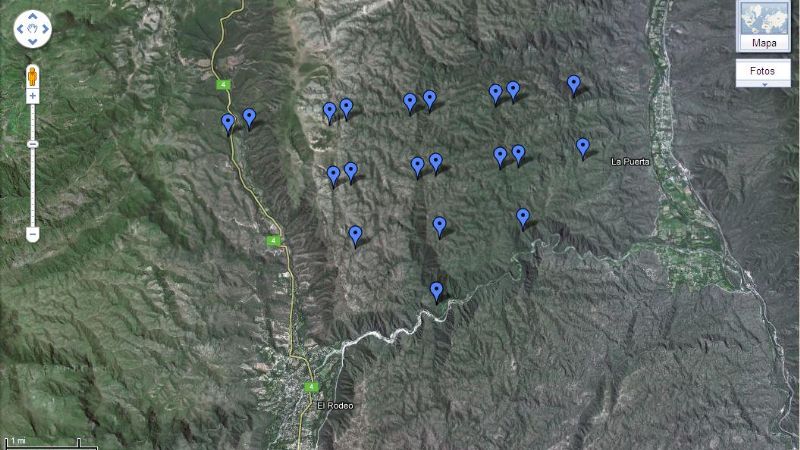 Controlan incendios en el cerro Ambato