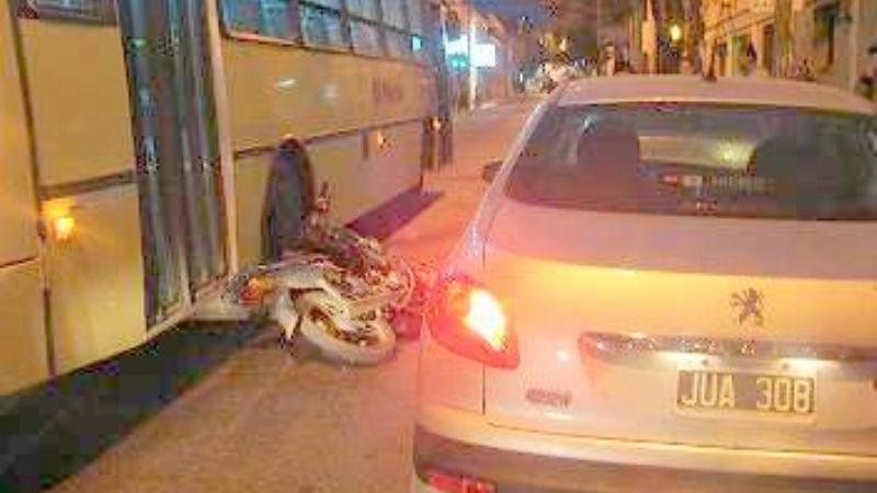 Triple colisión en el centro