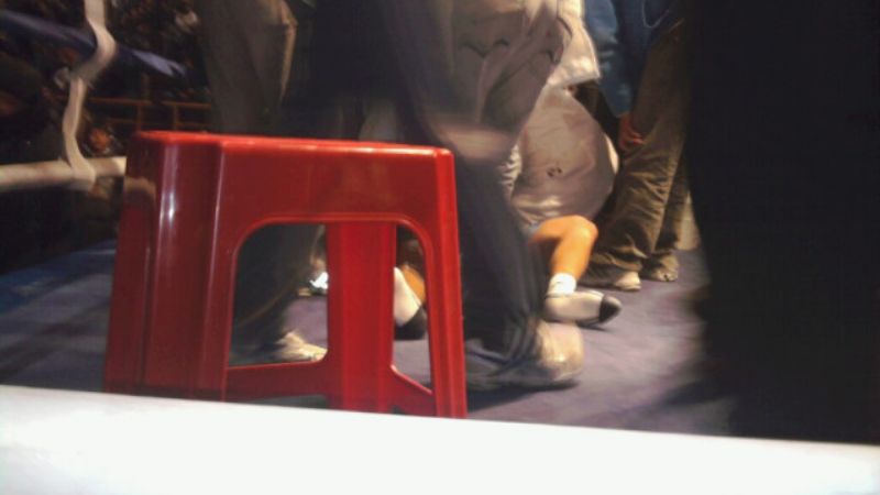 Abel La Pantera Robledo resultó campeón en dramática pelea