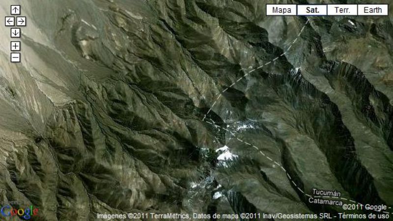 Sigue sin aparecer el andinista perdido en los nevados del Aconquija